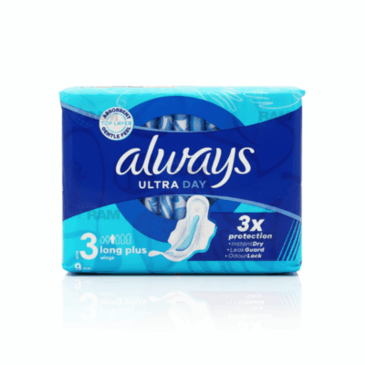 Always Ultra Day Long Plus With Wings 9's (Size 3) (x8)