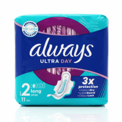 Always Ultra Day Long Pads With Wings 11's (Size 2) (x12)