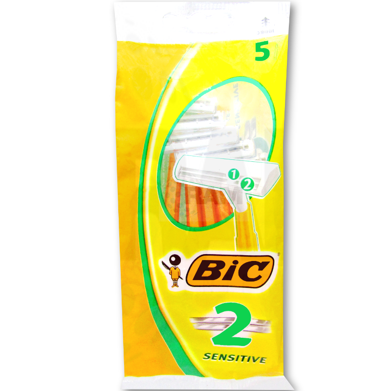 BIC 2 Razors - Sensitive 5's (x20)
