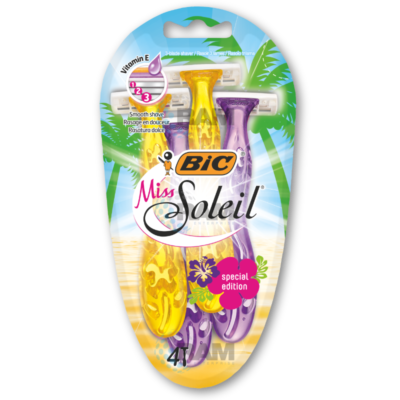 BIC Razors - Miss Soleil Special Edition 4's (x10)