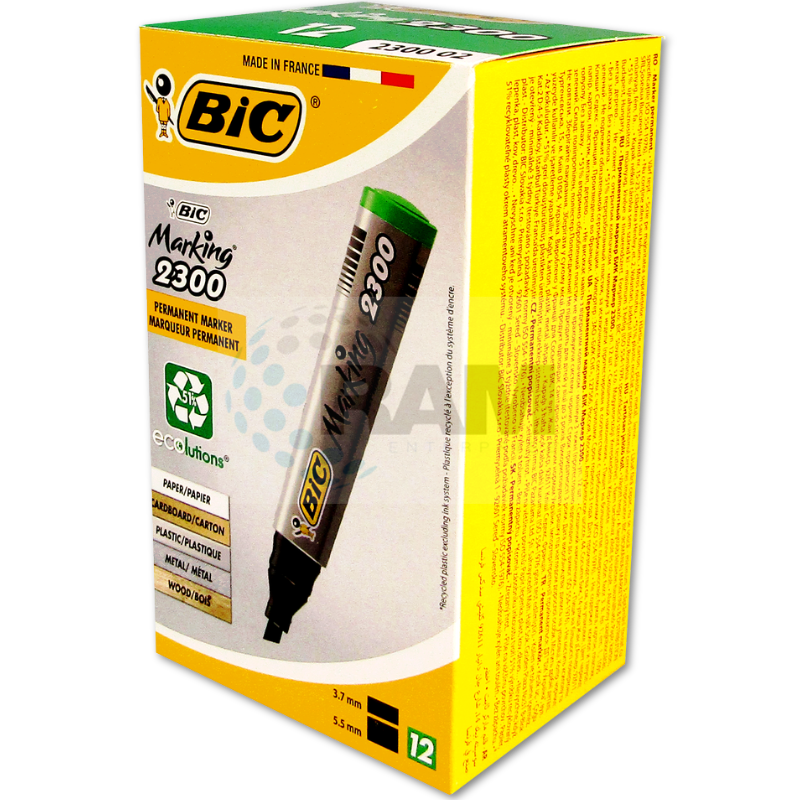 BIC Markers 2300 - Green (x12)