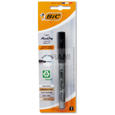 BIC Marker Pocket Fine Blister Card (x25)