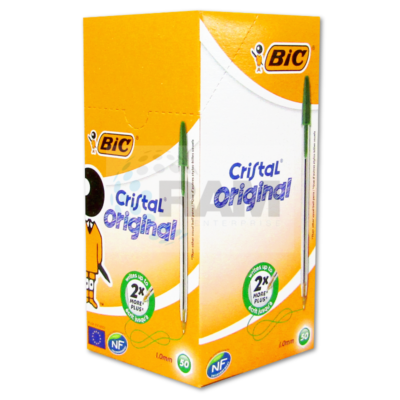 BIC Pens Cristal - Green (x50)