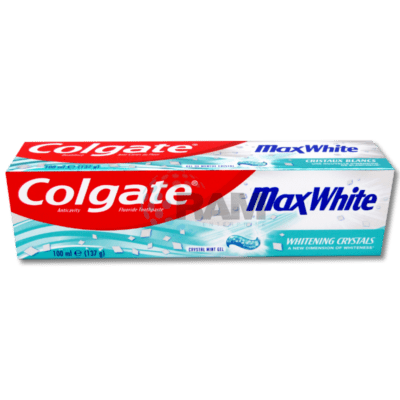 Colgate Toothpaste - Max White Crystal Mint 100ml (x12)