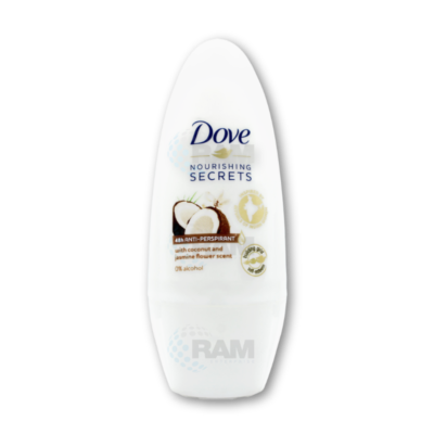 Dove Roll-on - Coconut And Jasmine 50ml (x6)