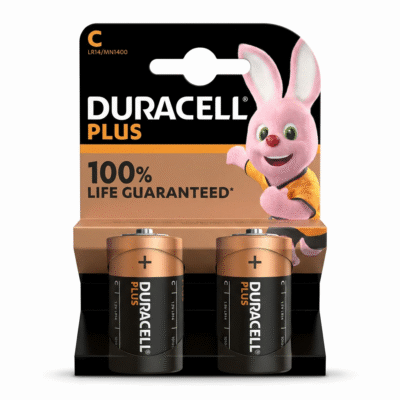Duracell MN1400B2 'C' Plus Power (x10)