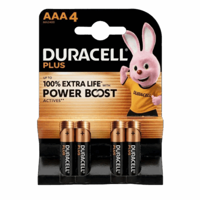 Duracell MN2400B4 'AAA' Power Boost 4pk (x10)