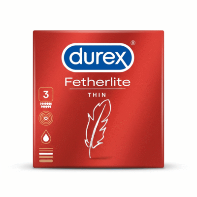 Durex Condoms 3's - Fetherlite Thin Red (x24)