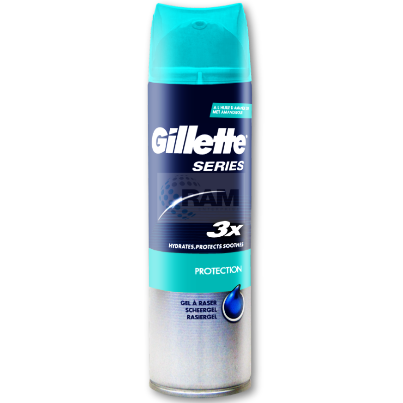 Gillette Series Shaving Gel - Protection 200ml (x6)
