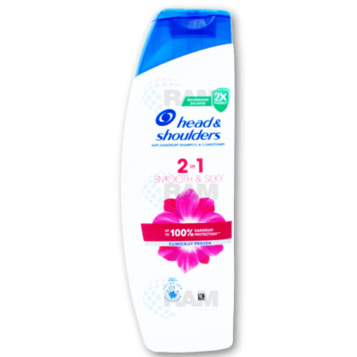 Head & Shoulders - Smooth & Silky 2in1 330ml (x6)