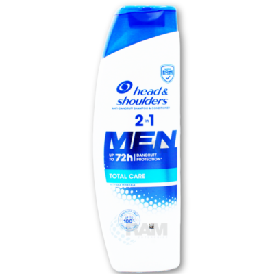 Head & Shoulders - Mens Total Care 2 In 1 330ml (x6)