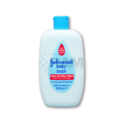 Johnson & Johnson Baby Bath 300ml (200ml + 50% Free) (x6)
