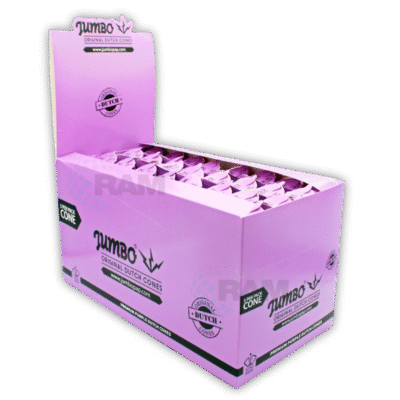 Jumbo King Size Slim Dutch Cones - Purple 3pk (x32)