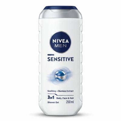 Nivea Shower Gel - Mens Sensitive 250ml (x6)