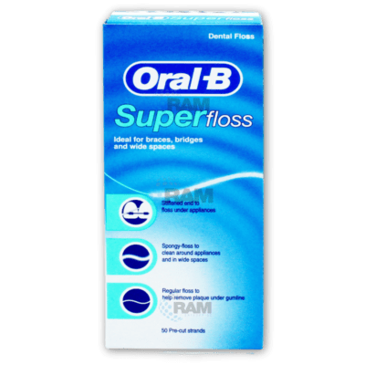 Oral B Dental Floss - Superfloss Mint 50's  (x12).png