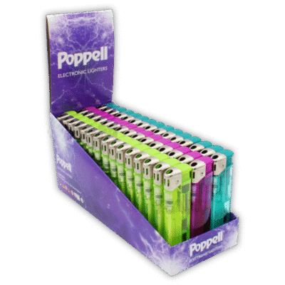Poppell Lighters - Electronic Lighters (x45)