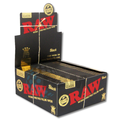 RAW Black King Size Slim 32's (x50)