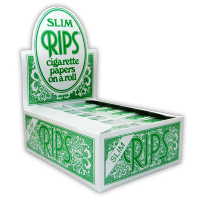RIPS Rolling Papers - Green Slim (x24)