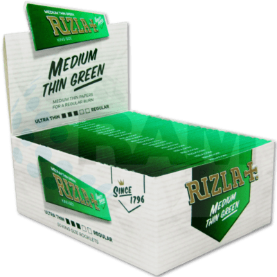 Rizla Rolling Papers - Green Kingsize 50s (UK) (x20)