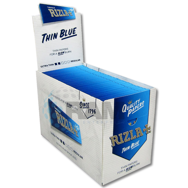 Rizla Rolling Papers - Blue Regular 100's (UK) (x20)