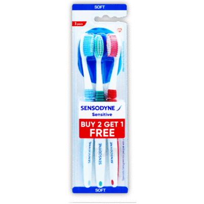Sensodyne Toothbrush - Sensitive 3 Pack (x12)