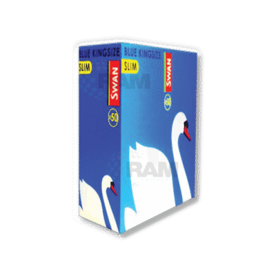 SWAN Rolling Papers - Blue Kingsize Slim (x50)