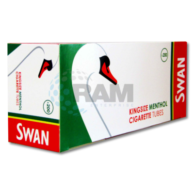 Swan Cigarette Tubes - Menthol 200's (x5)