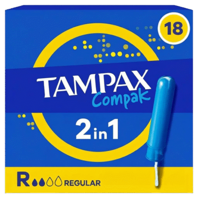 Tampax Compak 18's - Regular (x6)