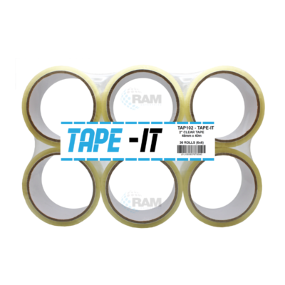 Tape-IT - 2" Clear Tape 48mm X 40m (6x6)
