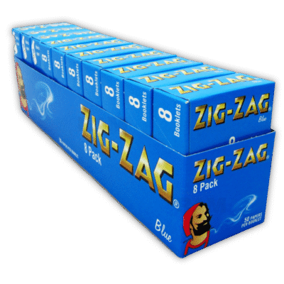 ZIG-ZAG Regular Regular Rolling Papers 8 Pack (x10)