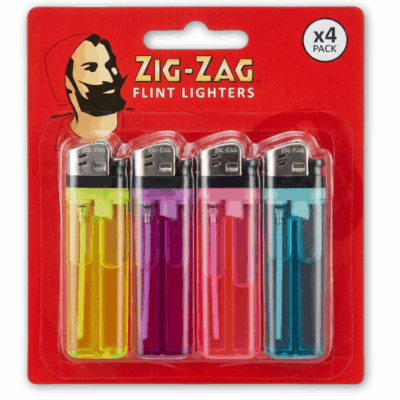 ZIG-ZAG Flint Lighter 6pk (x12)